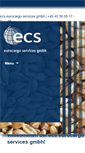 Mobile Screenshot of eurocargoservices.de